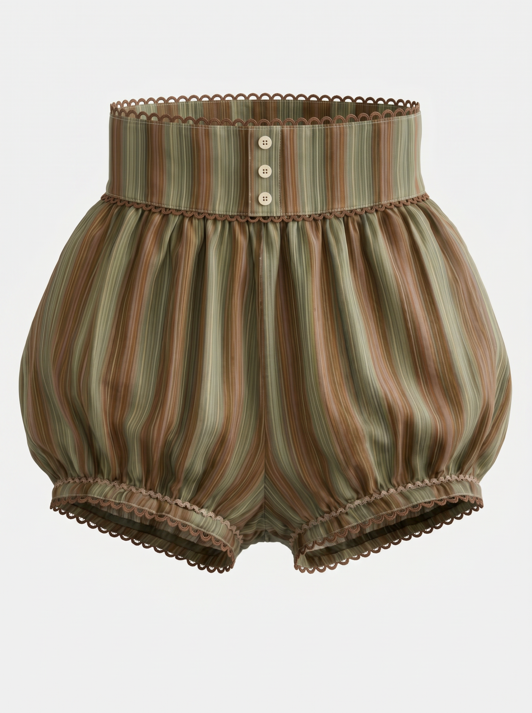 Striped Bloomer Shorts